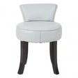 Kourtnai Grey Rounded Chair Grey