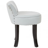 Kourtnai Grey Rounded Chair Grey