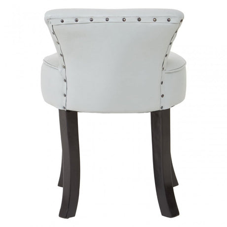 Kourtnai Grey Rounded Chair Grey