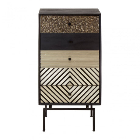 Wulah 5 Drawer Cabinet Brown