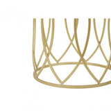 Anvil Set of 2 Champagne Finish Side Tables Champagne
