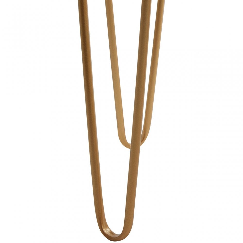 Anvil Set of 2 Rectangular Side Tables Gold