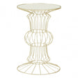 Yaxi Light Gold Finish Frame Table Gold