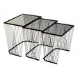 Duchess Set of 3 Side Tables Black