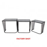 Duchess Set of 3 Side Tables Black