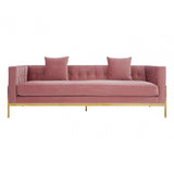 Rena 3 Seat Pink Sofa Pink