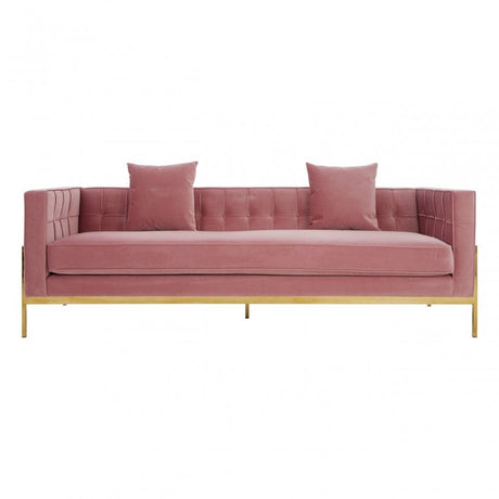 Rena 3 Seat Pink Sofa Pink