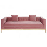 Rena 3 Seat Pink Sofa Pink