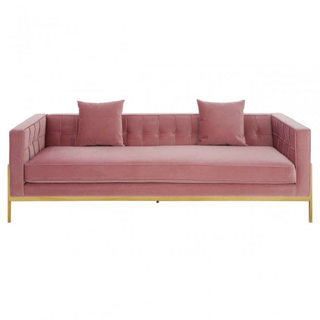 Rena 3 Seat Pink Sofa Pink