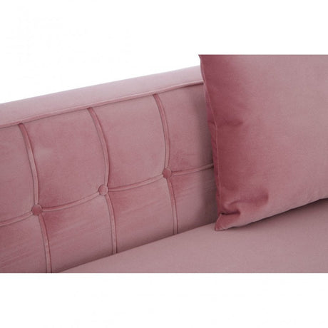 Rena 3 Seat Pink Sofa Pink