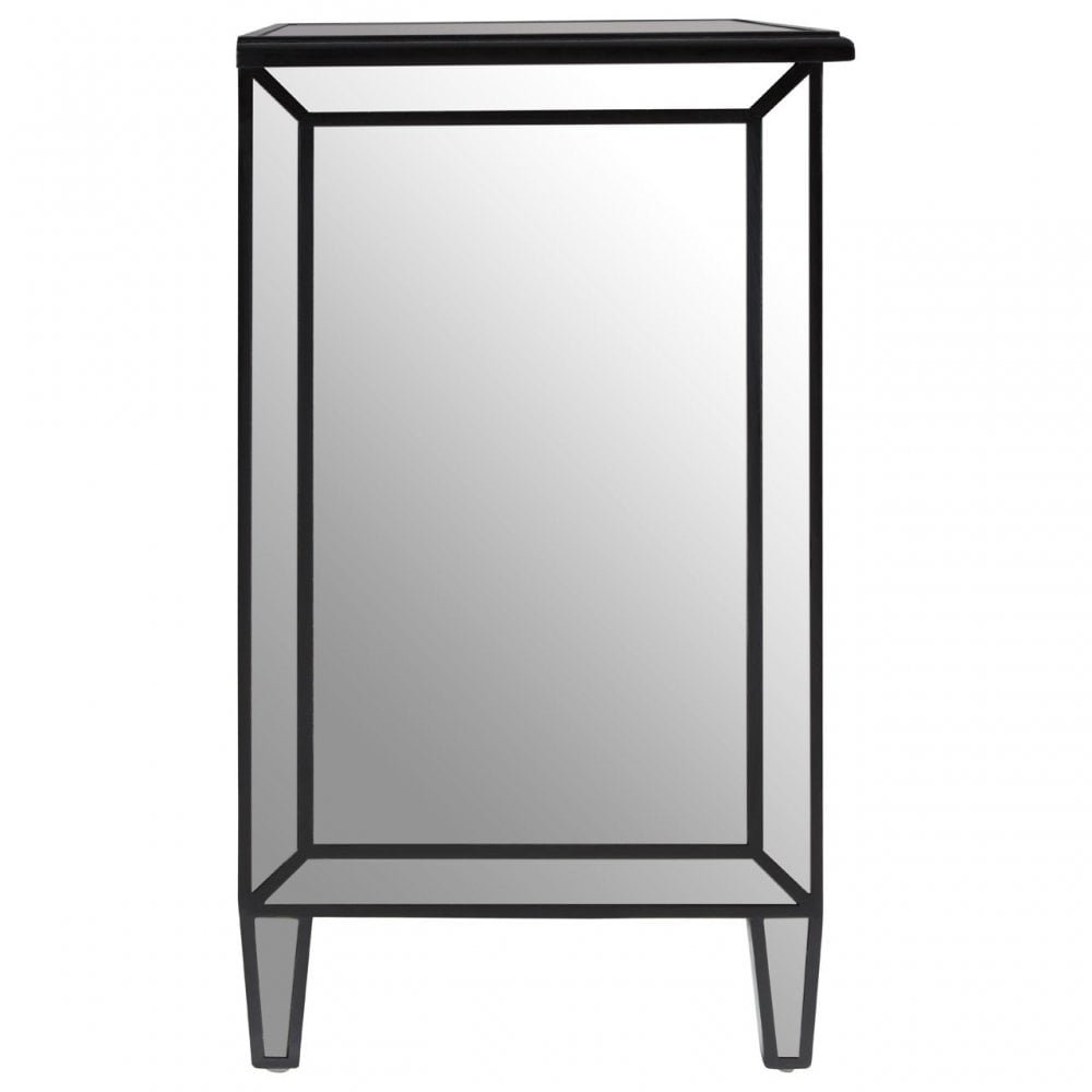 Tiffany Mirrored Side Board Silver