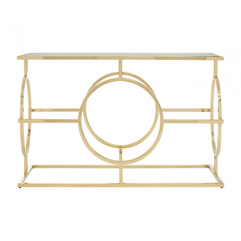 Roena Console Table Gold