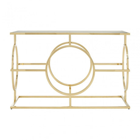 Roena Console Table Gold