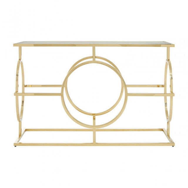 Roena Console Table Gold