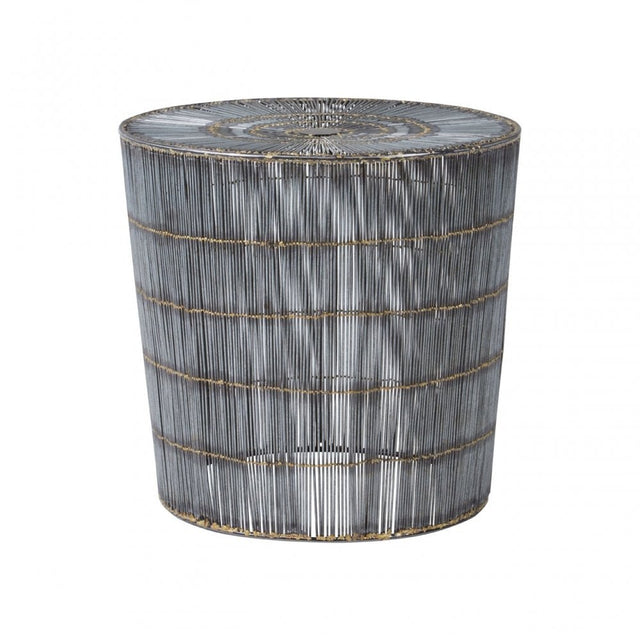 Hamish Natural Wireframe Side Table Natural