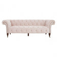 Suri 3 Seat Chesterfield Sofa Pink