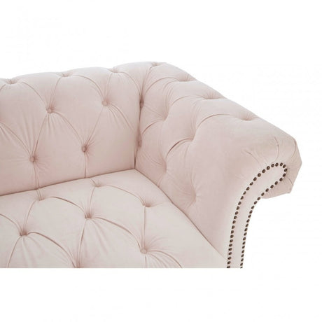 Suri 3 Seat Chesterfield Sofa Pink