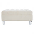 Samara Footstool Beige