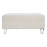 Samara Footstool Beige