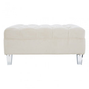 Samara Footstool Beige