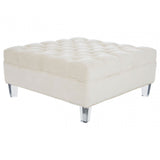 Samara Footstool Beige