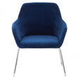 Jersey Blue Fabric Chair Blue