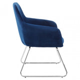 Jersey Blue Fabric Chair Blue