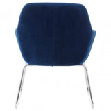 Jersey Blue Fabric Chair Blue