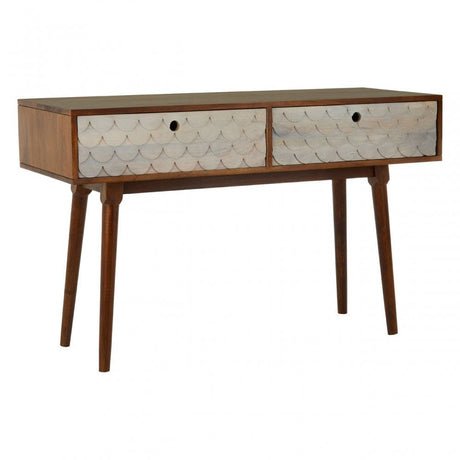 Costal Mango Wood Console Table Natural