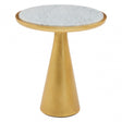 Lino Small Gold Side Table Gold
