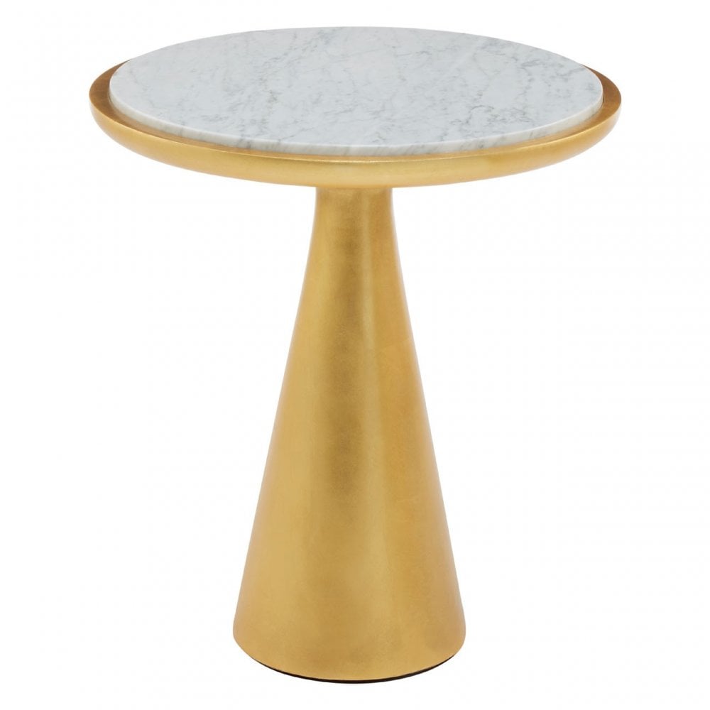 Lino Small Gold Side Table Gold