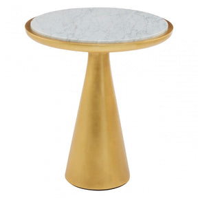 Lino Small Gold Side Table Gold