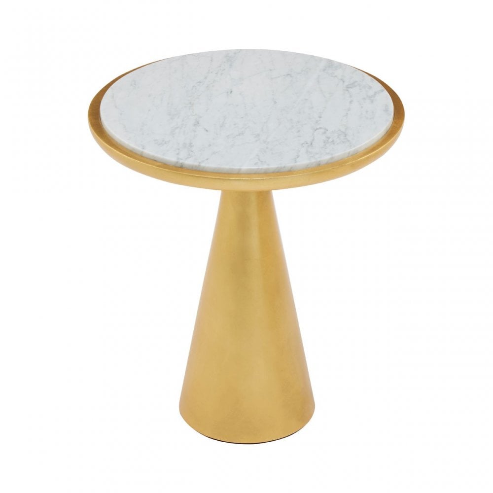 Lino Small Gold Side Table Gold