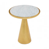 Lino Small Gold Side Table Gold