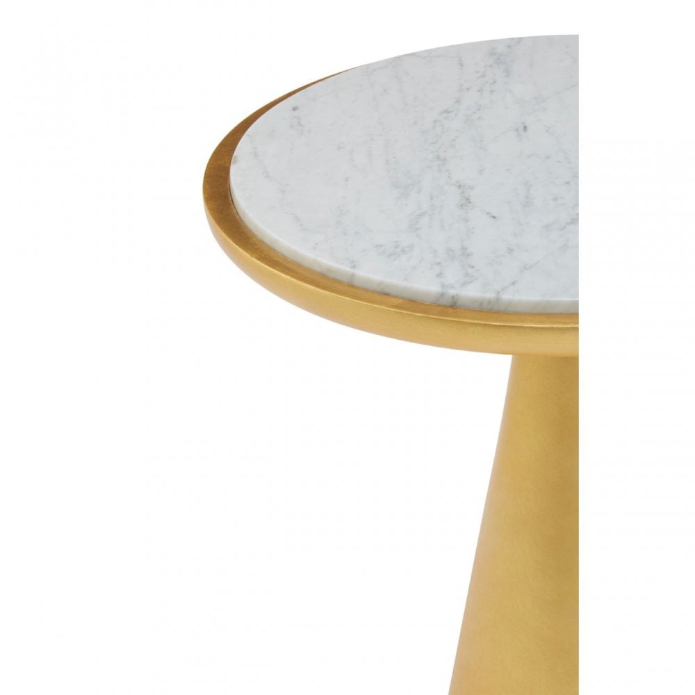 Lino Small Gold Side Table Gold