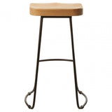 Brisbane Grey Oak Bar Stool Grey