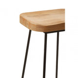 Brisbane Grey Oak Bar Stool Grey