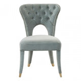 Villi Blue Feature Chair Natural