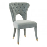 Villi Blue Feature Chair Natural