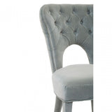 Villi Blue Feature Chair Natural