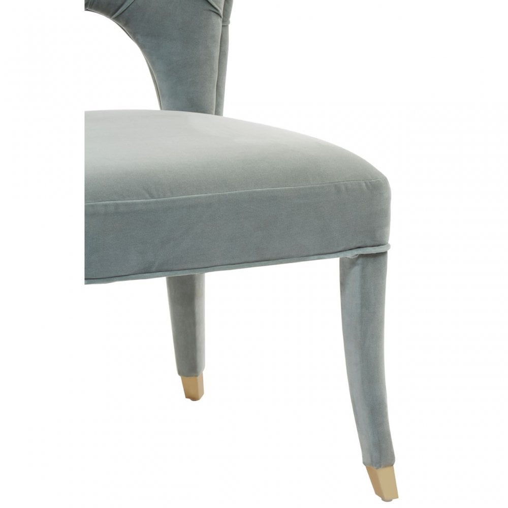 Villi Blue Feature Chair Natural