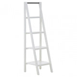 Dayak 4 Tier Shelf Unit White