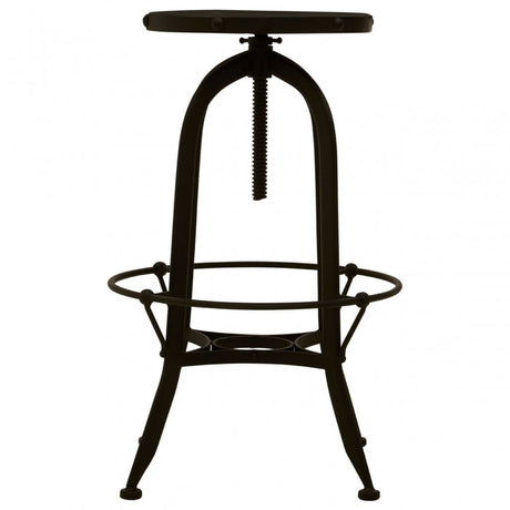 Vasco Black / Green Finish Bar Stool Black