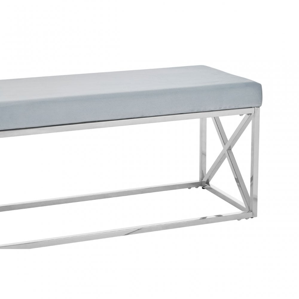 Matayo Powder Blue Bench Blue