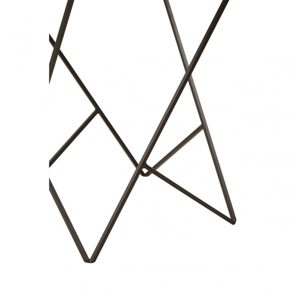 Gianna Square Side Table Black