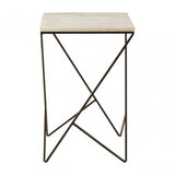 Gianna Square Side Table Black