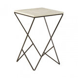 Gianna Square Side Table Black