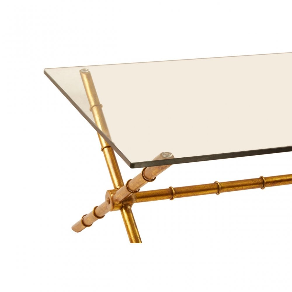 Monroe Rectangular Coffee Table Gold