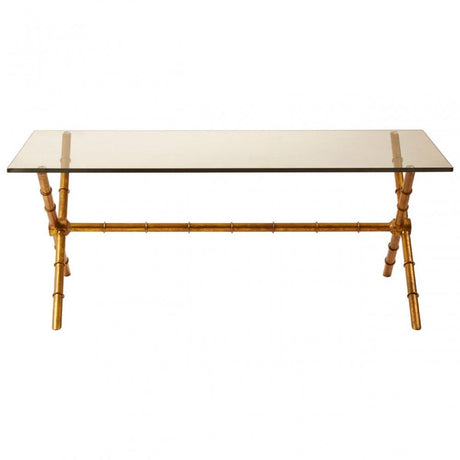 Monroe Rectangular Coffee Table Gold