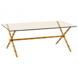 Monroe Rectangular Coffee Table Gold